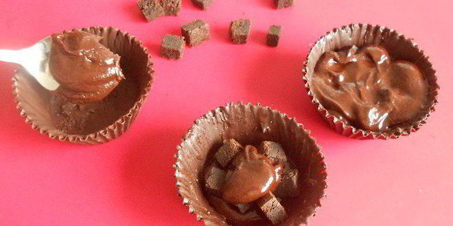 Рецепт корзинок с ганашем, брауни и малиной