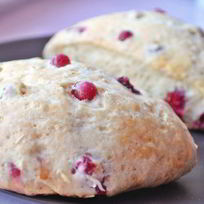 Рецепт Лимонных пирожных с клюквой