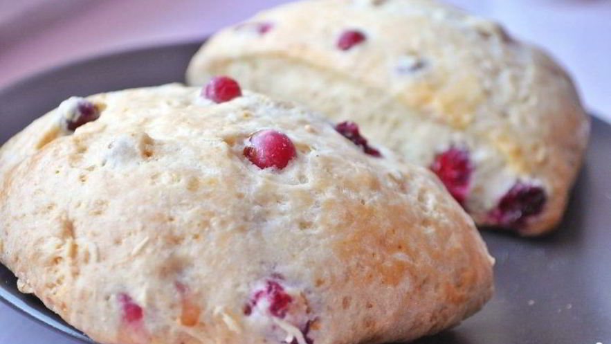 Рецепт лимонных пирожных с клюквой