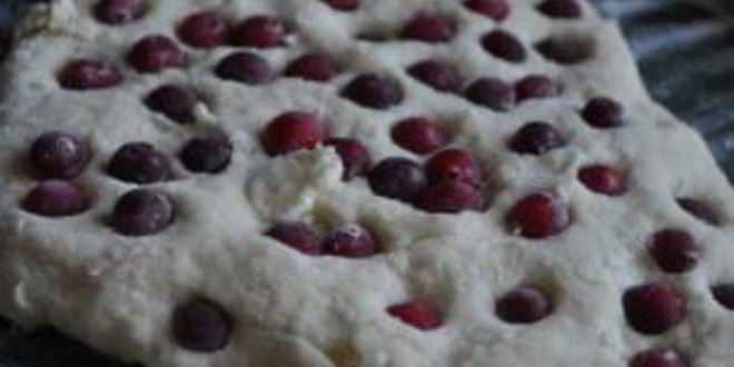 Рецепт лимонных пирожных с клюквой