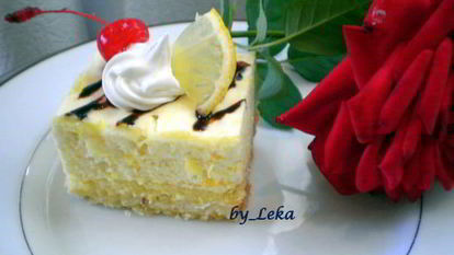 Рецепт Пирожного Лимонный соблазн