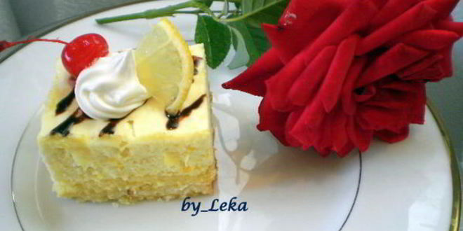 Рецепт пирожного лимонный соблазн