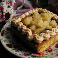 Рецепт Пирожных с финиками, ананасом и творожным кремом