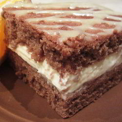 Рецепт Шоколадного медово-апельсинового пирожного