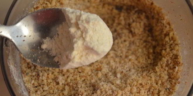 Рецепт воздушного миндального пирожного со вкусом ванили