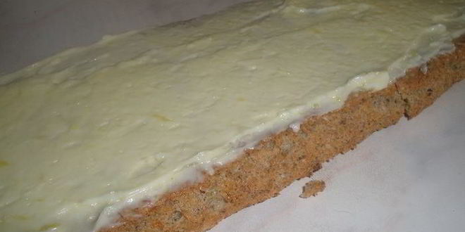 Рецепт воздушного миндального пирожного со вкусом ванили