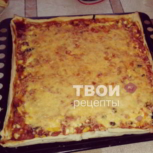 Рецепт Домашней пиццы