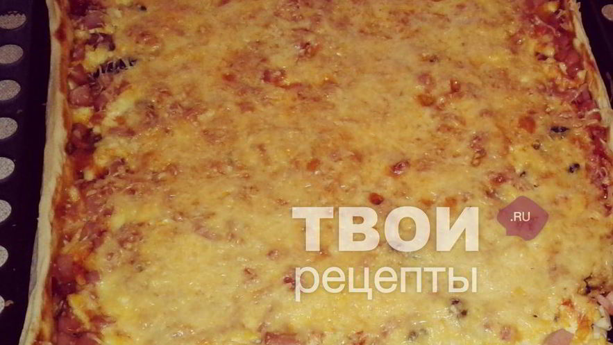 Рецепт домашней пиццы