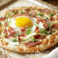 Рецепт Мини-пиццы с яйцом
