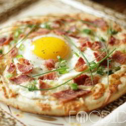 Рецепт Мини-пиццы с яйцом