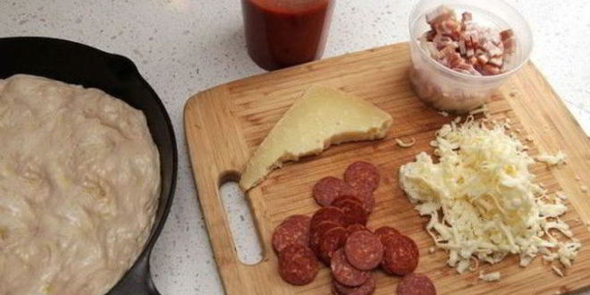 Рецепт пиццы без замеса теста