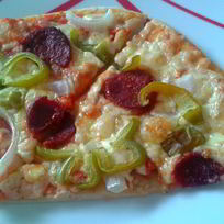 Пицца Домашняя с колбасой