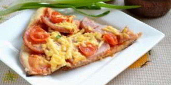 Рецепт пиццы на кефире без дрожжей