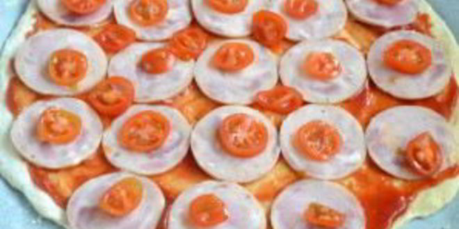 Рецепт пиццы на кефире без дрожжей