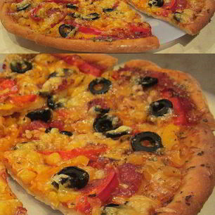 Рецепт Пиццы по-итальянски Салями