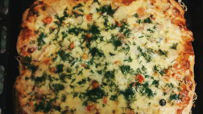 Рецепт пиццы с курицей