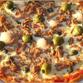 Рецепт Пиццы с тунцом