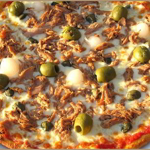 Рецепт Пиццы с тунцом