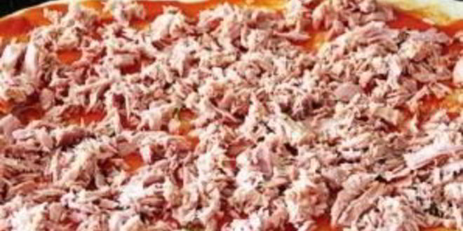 Рецепт пиццы с тунцом