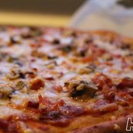 Рецепт Пиццы с ветчиной и шампиньонами