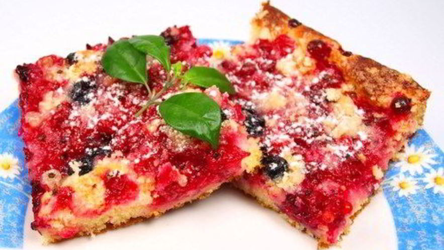 Рецепт пиццы с ягодами