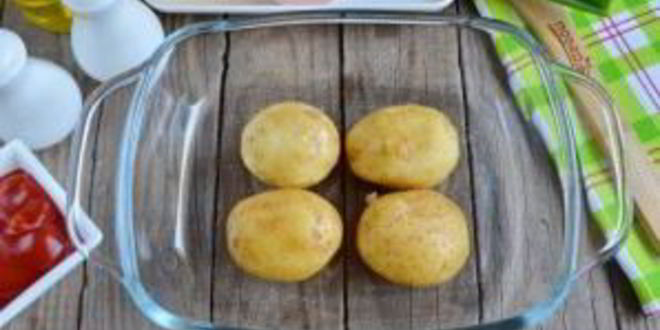 Рецепт пиццы в картофельных лодочках