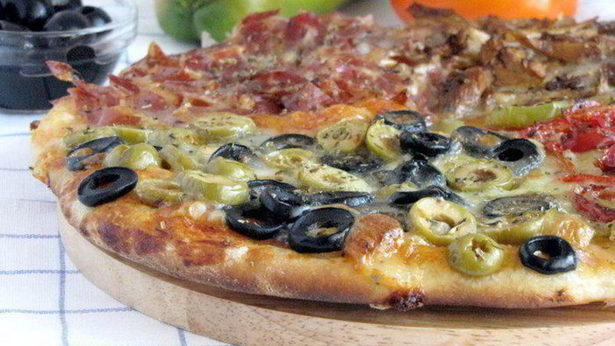 Рецепт пиццы времена года