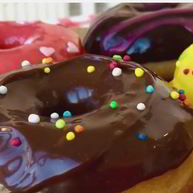 Рецепт Американских пончиков, покрытых шоколадом