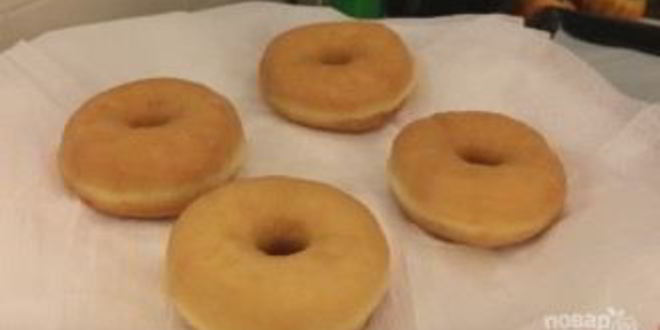 Рецепт американских пончиков, покрытых шоколадом