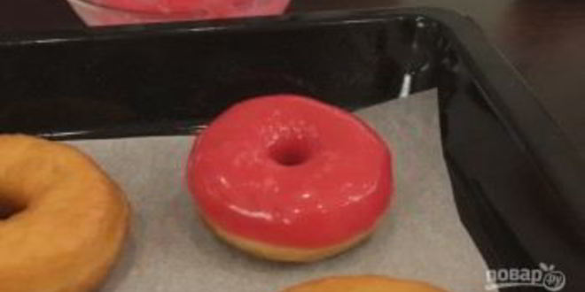 Рецепт американских пончиков, покрытых шоколадом