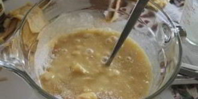 Рецепт банановых пончиков с арахисовой глазурью