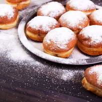 Рецепт Быстрых пончиков с йогуртом