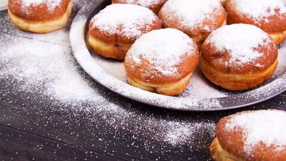 Рецепт Быстрых пончиков с йогуртом