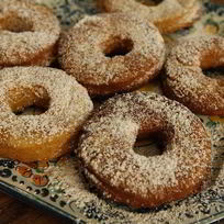 Рецепт Картофельных пончиков в сахарной пудре