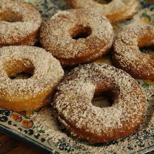 Рецепт Картофельных пончиков в сахарной пудре