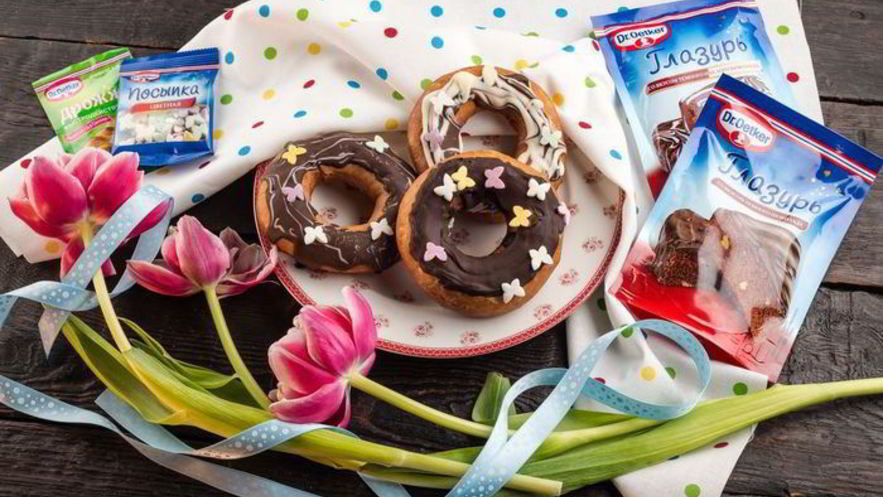 Рецепт классических пончиков со сладкой помадкой