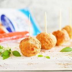 Рецепт Крабовых пончиков с сыром