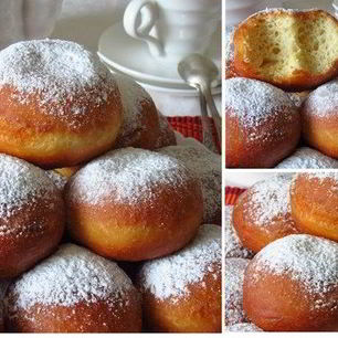 Рецепт Лимонно-ванильных пончики