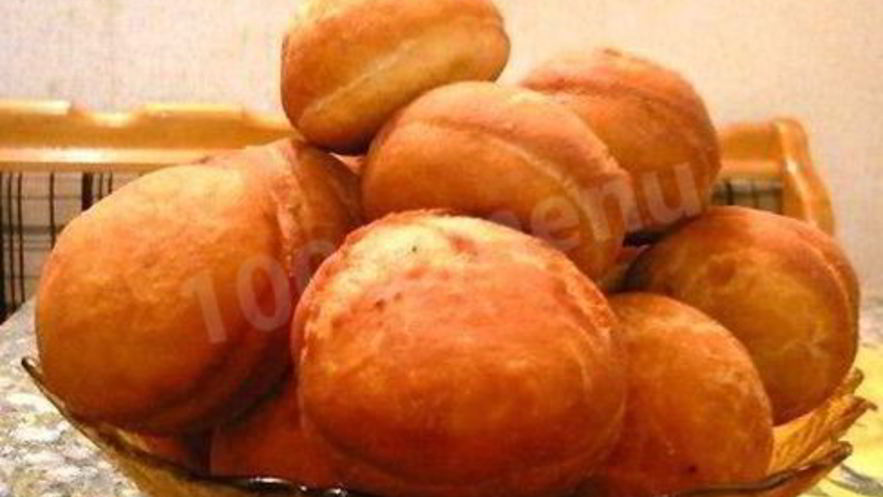 Рецепт пончиков дрожжевых пышных с начинкой внутри