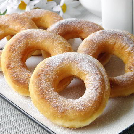 Рецепт Пончиков на кефире за 15 минут