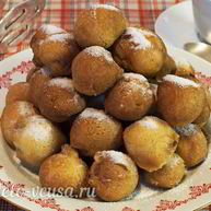 Рецепт Пончиков на сгущенном молоке