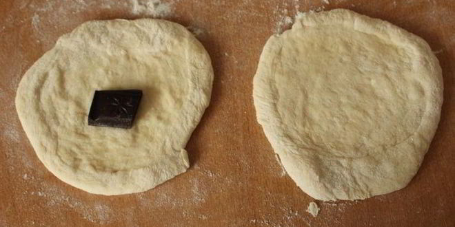 Рецепт пончиков с шоколадом для всех влюбленных