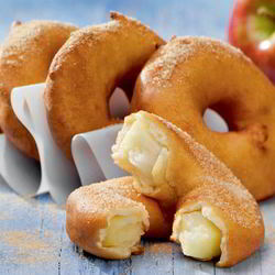 Рецепт Пончиков с яблочной начинкой
