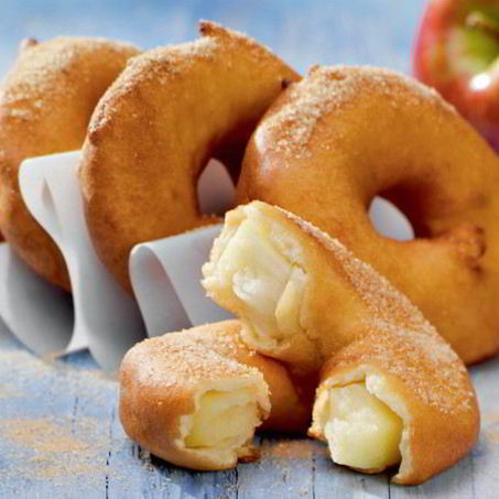 Рецепт Пончиков с яблочной начинкой