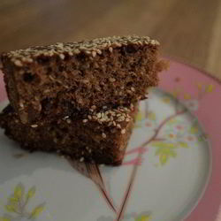 Рецепт Коврижки с кунжутом и имбирем