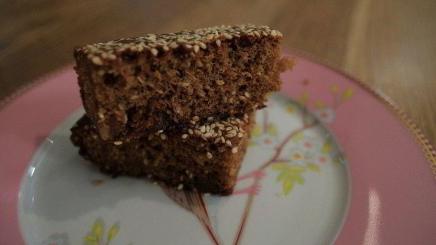 Рецепт коврижки с кунжутом и имбирем