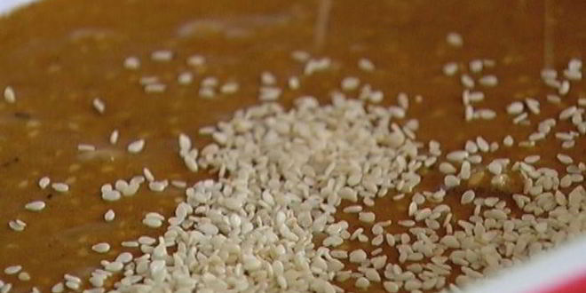 Рецепт коврижки с кунжутом и имбирем