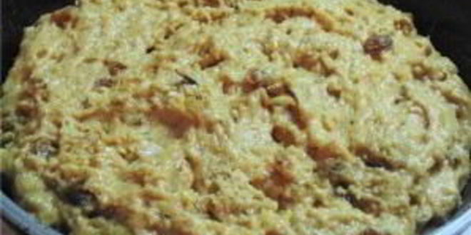 Рецепт коврижки с орехами и изюмом