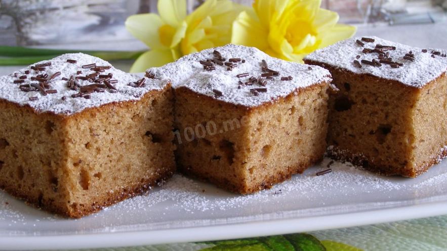 Рецепт коврижки с вареньем на кефире