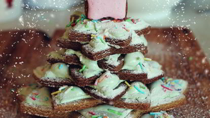 Рецепт Мятной пряничной елки